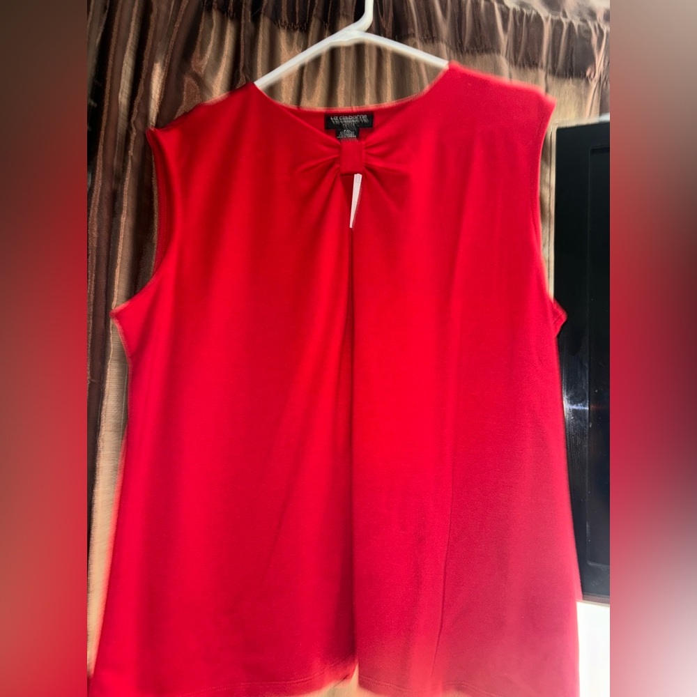 Red dress shirt